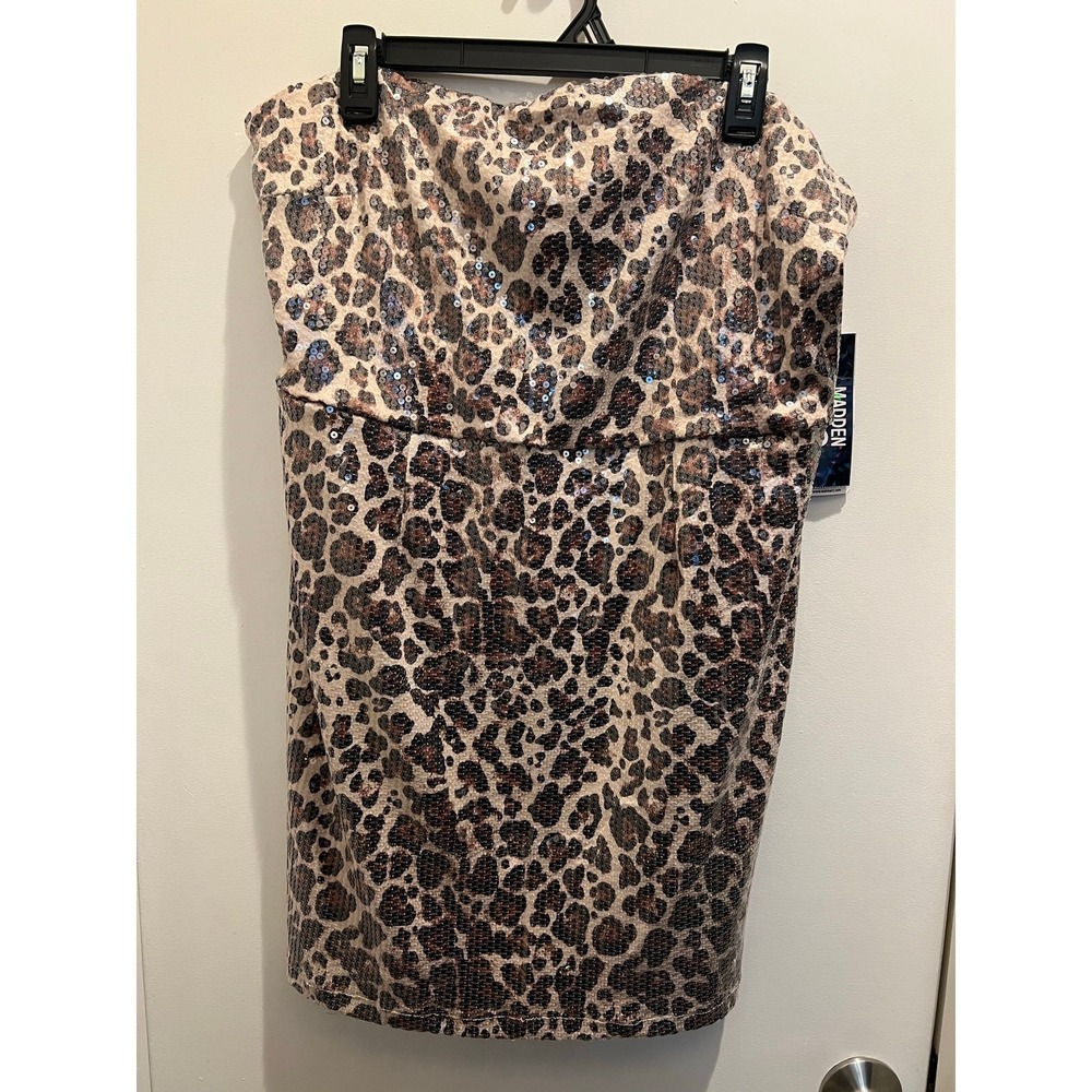 Madden NYC Sequin Cami Mini Tube Dress Size XL